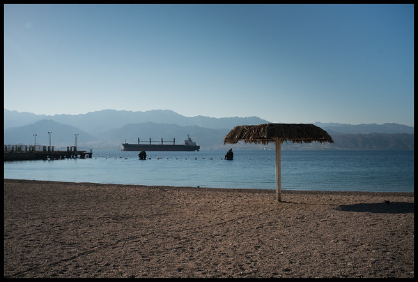 View of Eilat showcasing the marine environment